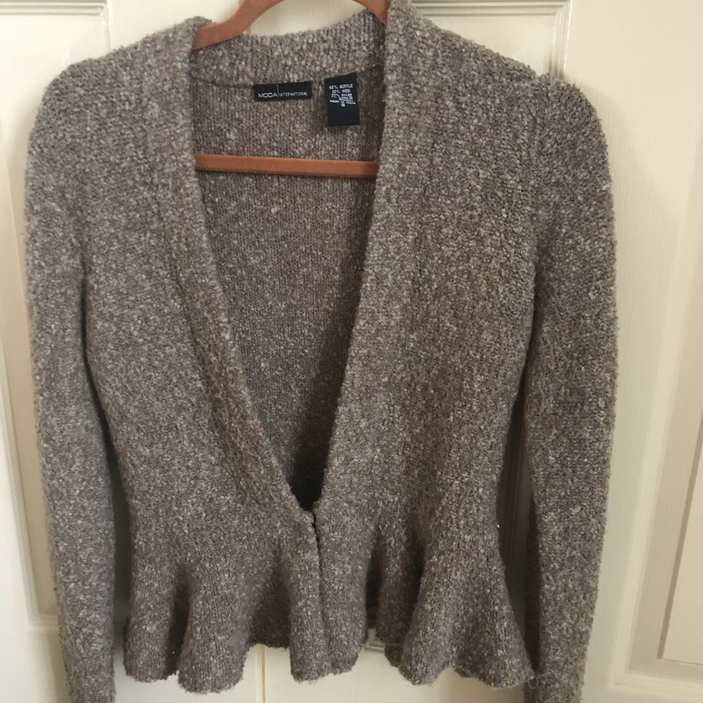 Peplum Cardigan